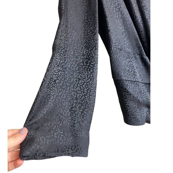 IRO Fernel Silk Cheetah Print Black Wrap Sz. 34 (US XS) - Picture 7 of 8
